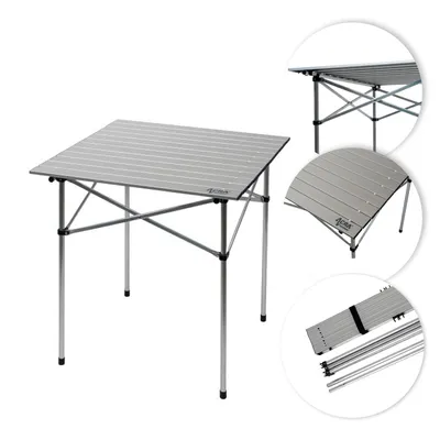 Zdjęcie produktu dla Składany stół kempingowy Acra C3S - aluminiowy 70x70x70 cm