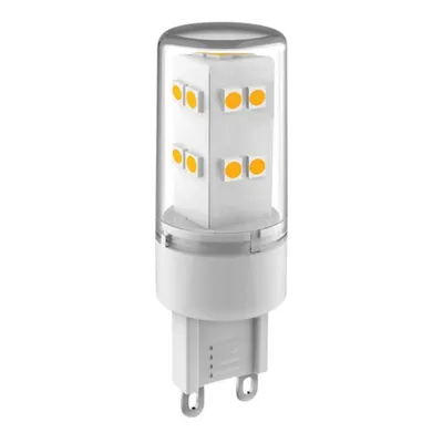 Obrázek produktu pro Výkonná LED žárovka NORDLUX s paticí G9 3,3 W mléčná nebo čirá, 3000 K, Varianta: 3 W=35 W, Ø 18 x 57 mm, 400 lm, 3000 K, čirá