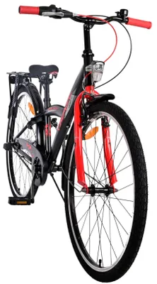 Produktbild von Volare Thombike Kinderfahrrad - Jungen - 26 Zoll - Schwarz Rot - 3 Gänge