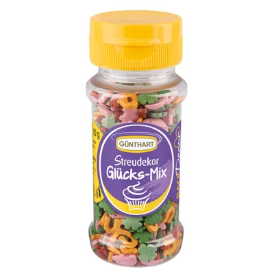 Produktbild von BackDecor Streudekor Glücks-Mix, 60 g
