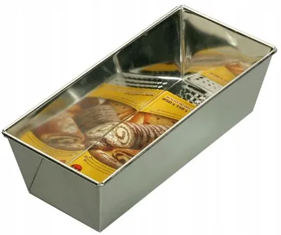 Obrázek produktu pro SNB Plech na pečení, obdélníkový, s texturou, 25x11x7,5 cm, stříbrný