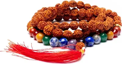 Produktbild von Mala Chakra Rudraksha 108 Perlen – ±44 cm