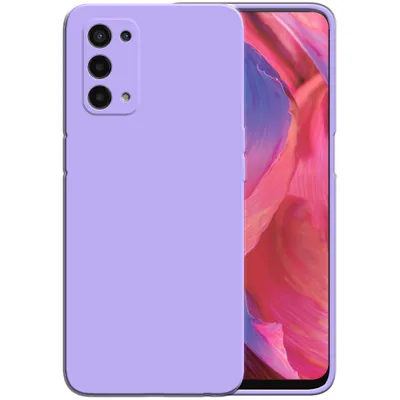 Produktbild von Smartphonica Silikonhülle für OPPO A54 5G Hülle mit weicher Innenseite - Lila