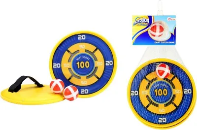 Produktbild von Klett-Dartscheibe mit Bällen, Durchmesser ca. 23 cm