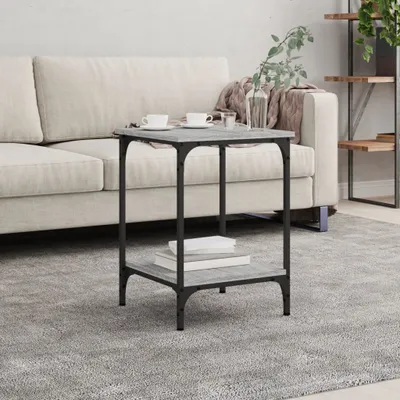 Produktbild von [Home] Couchtisch Grau Sonoma 40x40x55 cm Holzwerkstoff , Neue Mode 2024 im häuslichen Leben