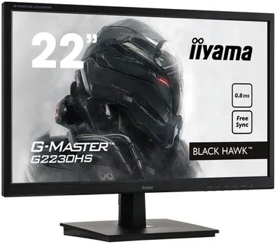 Produktbild von iiyama G-MASTER G2230HS-B1, 54,6 cm (21.5"), 1920 x 1080 Pixel, Full HD, LCD, 0,8 ms, Schwarz