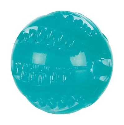 Zdjęcie produktu dla TRIXIE 33680, Pies, Kula, Turkusowy, Termoplastyczna guma (TPR), Gryzienie, 6 cm