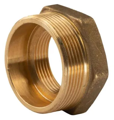 Produktbild von Messing Gewinde-Fitting Reduzierung 2'AG (DN 50) - 1 1/4'IG (DN 32) - schwere Ausführung