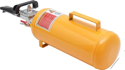 Immagine prodotto di Gonfiatore per pneumatici, capacità 8 litri, pressione massima 0,8 MPa, giallo