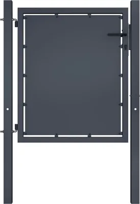 Obrázek produktu pro Zahradní brána ocelová 100 x 75 cm antracitová