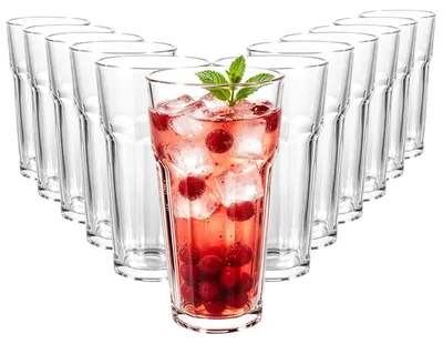 12 Trinkgläser 470 ml, Caipirinha-Gläser, Cocktailgläser
