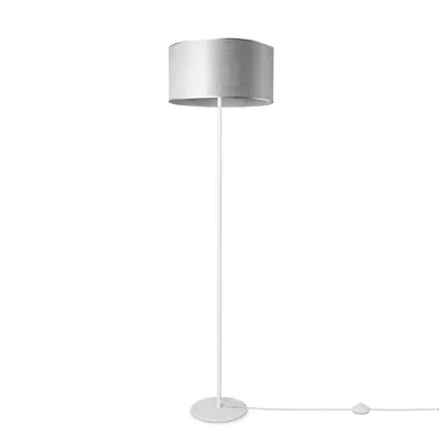 Produktbild von Stehleuchte Wohnzimmer Stoffschirm Tischlampe Textil Schirm E27 Nachtlicht