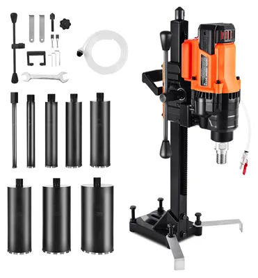 Produktbild von VEVOR Nass- und Trocken-Diamantkernbohrmaschine Beton-Kernbohrgerät 3200W 750RPM, Freistehend-e, 200 mm-b