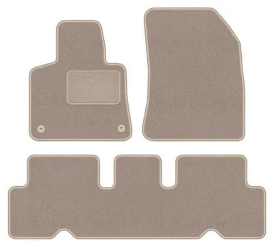 Immagine prodotto di Tappetini in moquette per Citroen C4 Grand Spacetourer 2013-2021 (5 posti) – set 4 pezzi, beige, su misura – Wielganizator LUX