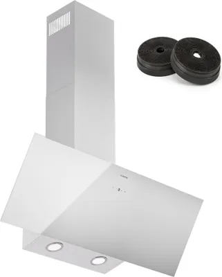 Produktbild von Klarstein Dunstabzugshaube 90cm, Abluft-Dunstabzugshaube mit Spülmaschinenfestem Filter aus Aluminium, Leise Abzugshaube Abluft, 305m³/h Luftstrom, Effiziente Wandhauben mit LEDs & Touch Controls