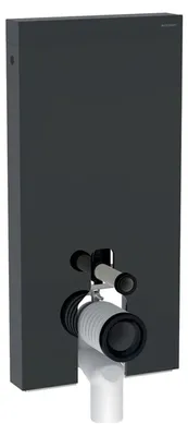 Produktbild von Geberit Monolith Sanitärmodul für Stand-WC, 101 cm, mit P-Anschlussbogen, Wasseranschluss seitlich