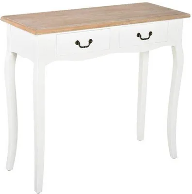 Image de Petit meuble de rangement en bois, avec deux tiroirs