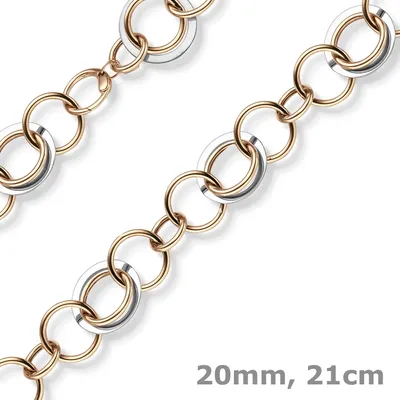 20mm-Ringarmband-aus-585-Weißgold-Rotgold-21cm