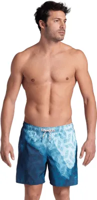 Produktbild von Arena BEACH BOXER PLACED Herren WHITE-WATER-MONOGRAM L