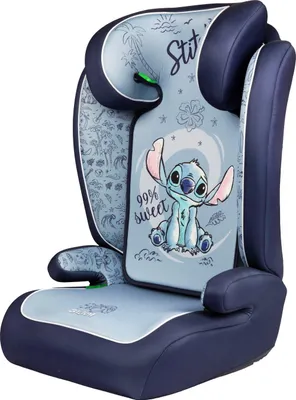 Productafbeelding van Tataway i-Size, kinderzitverhoging voor kinderen van 15–36 kg (3,5–12 jaar), 100–150 cm, kinderstoel groep 2/3, te bevestigen met een 3-puntsgordel (Lilo Stitch)