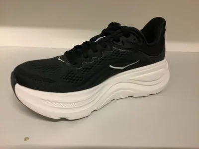 Produktbild von HOKA Bondi 9 W - Damen Laufschuhe Running Schuhe Schwarz 1162012-BWHT , EU 41 1/3 US 9