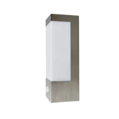 Produktbild von Lindby LED-Außenwandleuchte Severina, 25 cm, Sensor, Stahl