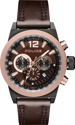 Produktbild von Police PL15529JSBBN.12 Herren-Uhr Ladbroke Chronograph Leder Ø 47 mm