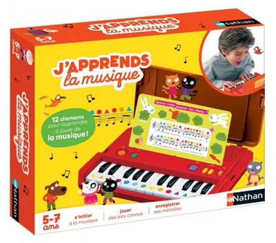 Image de J'apprends la musique - piano electronique - nathan - 31075