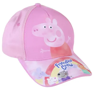 Immagine prodotto di Berretto estivo Peppa Pig - Berretto per bambini con stampa e protezione UV Rosa