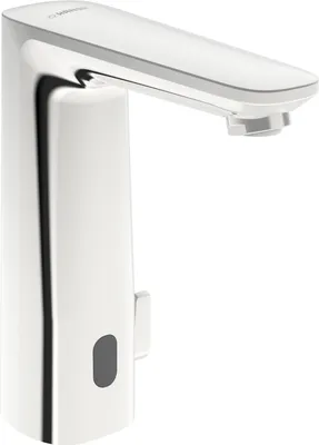Produktbild von Hansa Infrarot-Waschtisch-Armatur HANSAELECTRA chrom, Batteriebetrieb, Ausladung 118mm