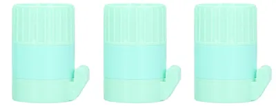 Produktbild von 3 stücke Multifunktionale Pillen Brecher Cutter Tablet Splitter Grinder Lagerung Box Zubehör (Grün)