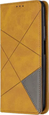 Produktbild von Huawei P Smart Pro Hülle - Coverup Geometric Klapphülle - Braun