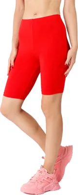 Image de Merry Style Femme Leggings courts en viscose MS10-414 (Rouge, L)