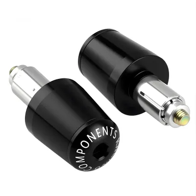Productafbeelding van Stuurdoppen - Aluminium - 22 mm - Zwart