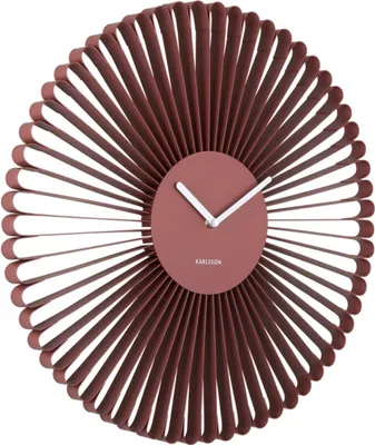 Produktbild von Karlsson - Wanduhr Cascara - Rot - 50x50x50cm