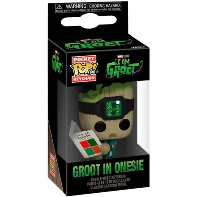 Image de Funko POP Pocket Keychain Vinyl - I Am Groot Groot in Onesie - 4cm