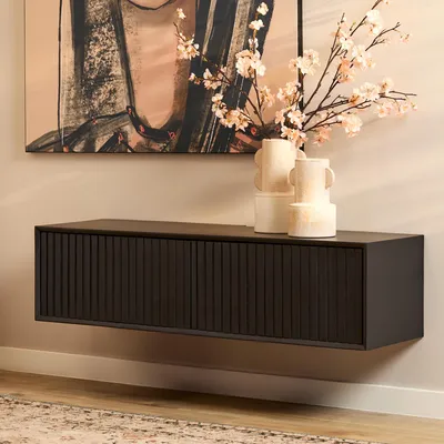 Produktbild von Starfurn - Schwebender TV-Schrank Madison Black - 120 cm