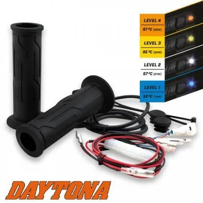 Zdjęcie produktu dla Podgrzewane chwyty Daytona VI do motocykli 7/8-22 mm