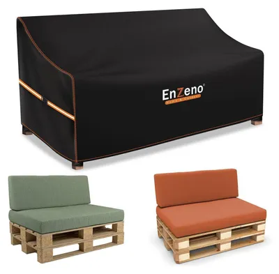 Produktbild von Palettenbank Abdeckhaube 160x85x71/61cm wasserdicht 420D Oxford Gewebe