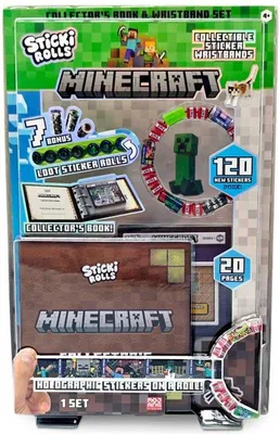Zdjęcie produktu dla Zestaw Sticki Roll Minecraft Dla Kolekcionerów