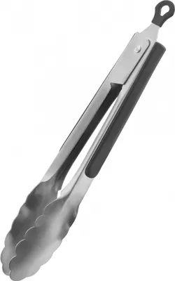 Image de Pince de cuisine Judge, acier inoxydable, 34 x 4 x 3,5 cm, argent/noir