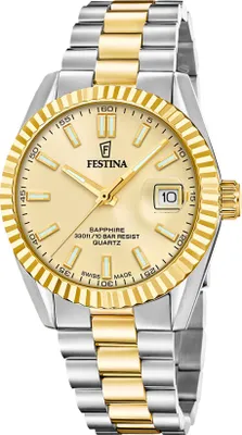 Produktbild von Festina F20085/A Herrenuhr Zweifarbig mit Saphirglas