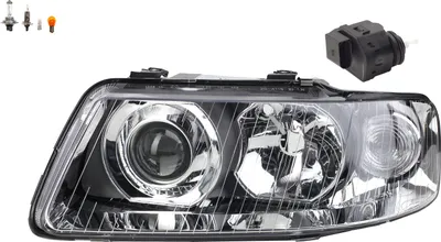 Produktbild von Scheinwerfer passend für Audi A3 8L 09/00-05/03 Links Leuchtmittel m. Stellmotor 8L0941003K 8L0941003AF 8L0941295B 8L0941295A Johns