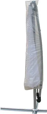 Produktbild von Schutzhülle Sonnenschirm, Abdeckung, Gartenzubehör, Sonnenschirm Zubehör, Verstärkte Kanten ,Wasserfest, UV Stabilisiert, Farbe: Transparent  Jet-Line
