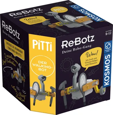 Immagine prodotto di KOSMOS 602581 KOSMOS Experimentierkasten ReBotz - Pitti der Walking Bot mehrfarbig