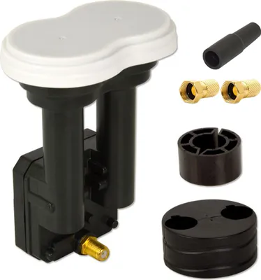 Produktbild von PremiumX Single Monoblock LNB 3° PXMB-3S Sat für 1 Teilnehmer 2x F-Stecker