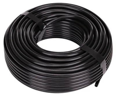 Tropfschlauch 1/4 Zoll x 30 m, schwarz, für Bewässerung