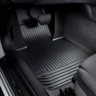 Produktbild von Original BMW 5er Allwetter Fussmatten hinten F10 F11 Matten schwarz 51472153889