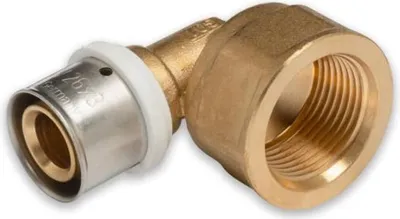 Produktbild von Selfio-Press Aluverbund Pressfitting  Übergangswinkel Innengewinde 26 x 3 - 1' TH + U Kontur DVGW