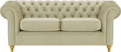 Produktbild von SLF24 - Dreisitzer-Sofa Chesterfield - beige - Velluto 3